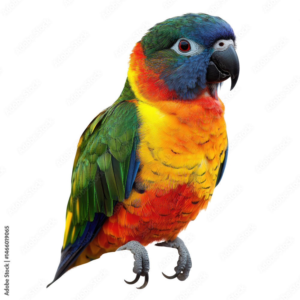 Fototapeta premium Colorful parrot portrait