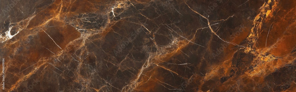 Natural brown marble stone texture background for interior surfaces and architectural material design