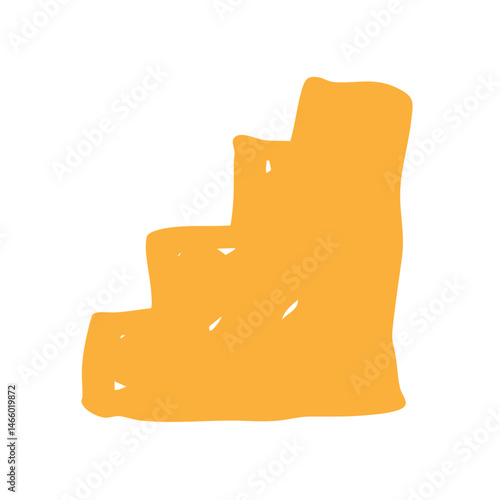 boho stair shape illustration