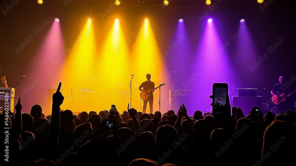 custom made wallpaper toronto digitalEnergetic Live Music Performance with Vibrant Colorful Lighting Effects