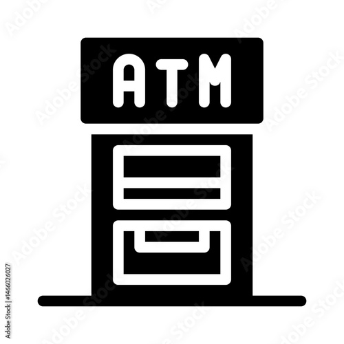 ATM glyph icon