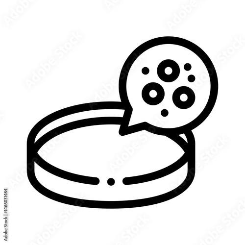 medical research line icon