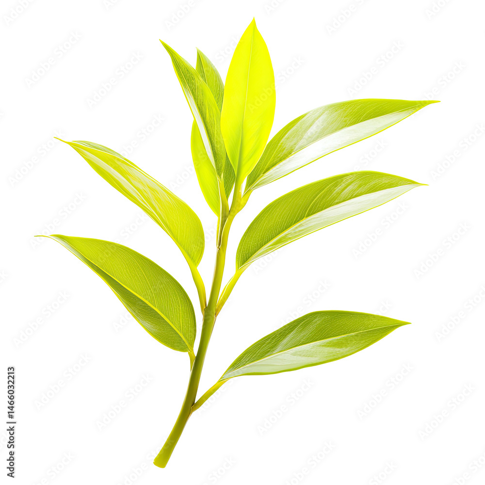 Fototapeta premium Tea Leaves Illustration