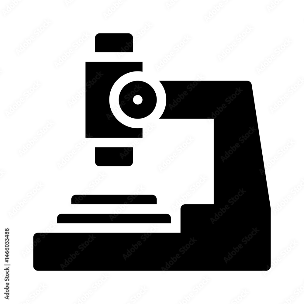 Fototapeta premium medical research glyph icon