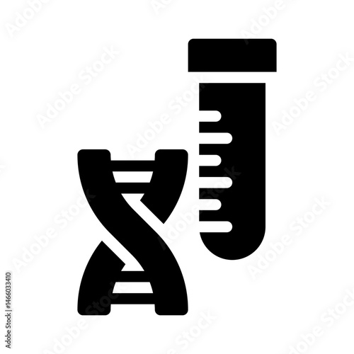 medical research glyph icon