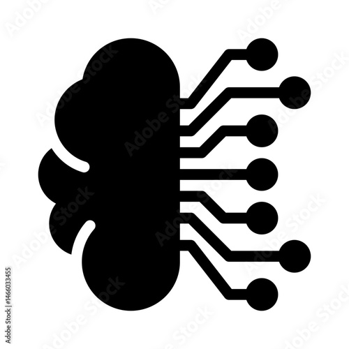 medical research glyph icon