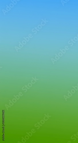 Serene Blue to Green Gradient: Peaceful Color Blend