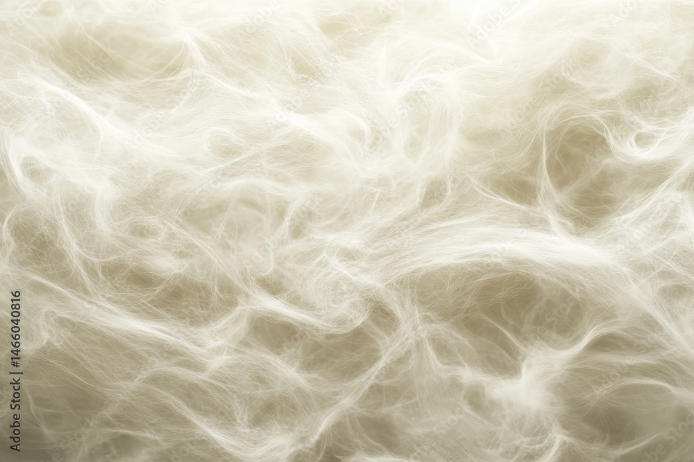 Obraz premium Abstract swirling patterns of pale cream-colored smoke.