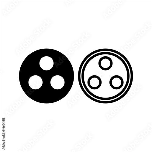 Bowling ball and pin icon set. Bowling pins with ball icon. Bowling game. Simple icon skittles with ball. Logo template. Bowling club, tournaments. Sport icon.