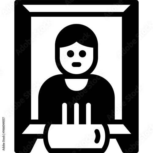 ancestor solid line icon