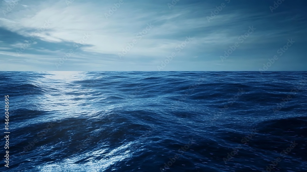 Obraz premium Dark stormy ocean