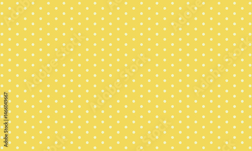 黄色のドットに歪みがあるオレンジ色の水玉模様