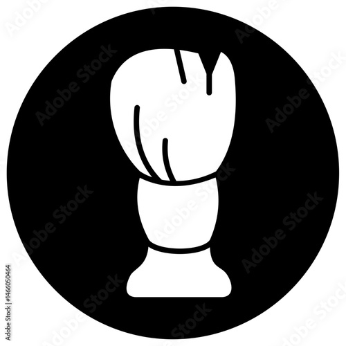 shaving brush icon	
