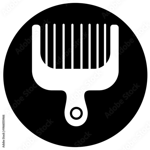 tail comb icon	