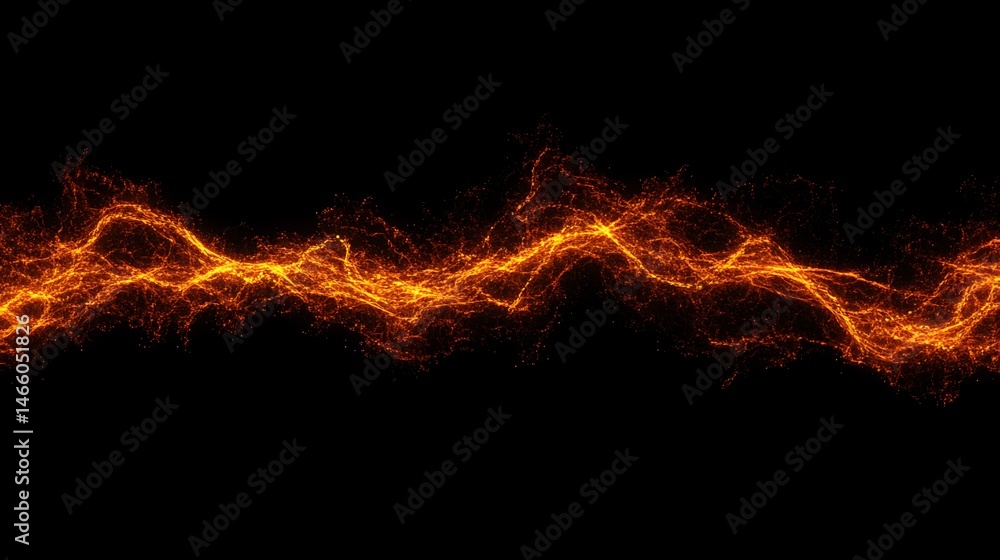 Abstract fiery energy stream Abstract fiery energy stream