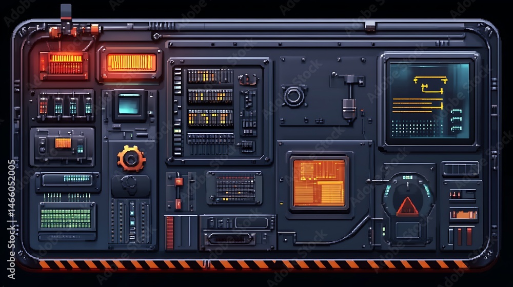 Futuristic control panel (3) Futuristic control panel (3)