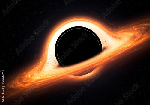 Visualization of a black hole surrounded by an accretion disk