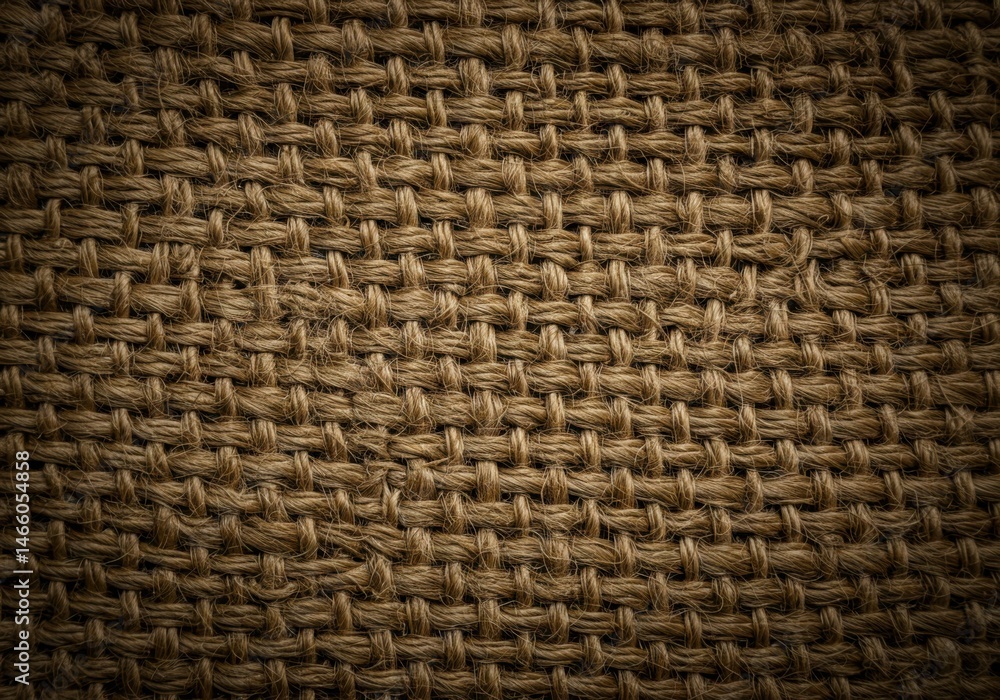 A woven burlap texture