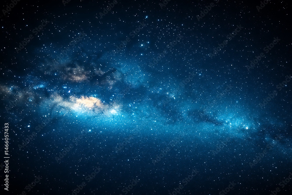 Fototapeta premium Starry Night Sky, Milky Way Galaxy