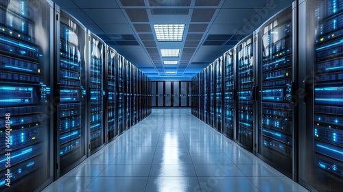 server room with servers