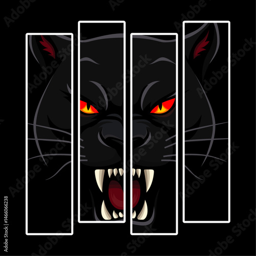 Vector Illustration of Puma Boxed