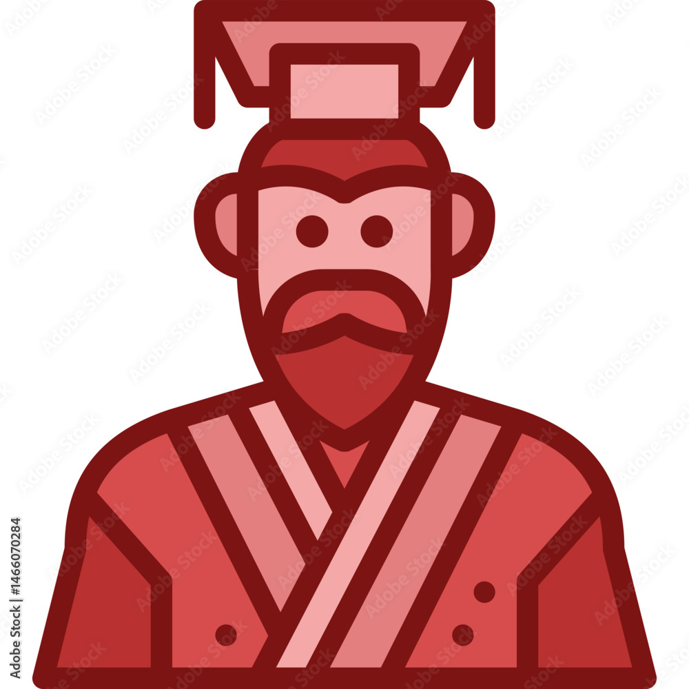 Obraz premium emperor two tone icon