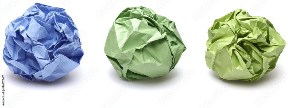 Fototapeta premium Crumpled Paper Balls (2)