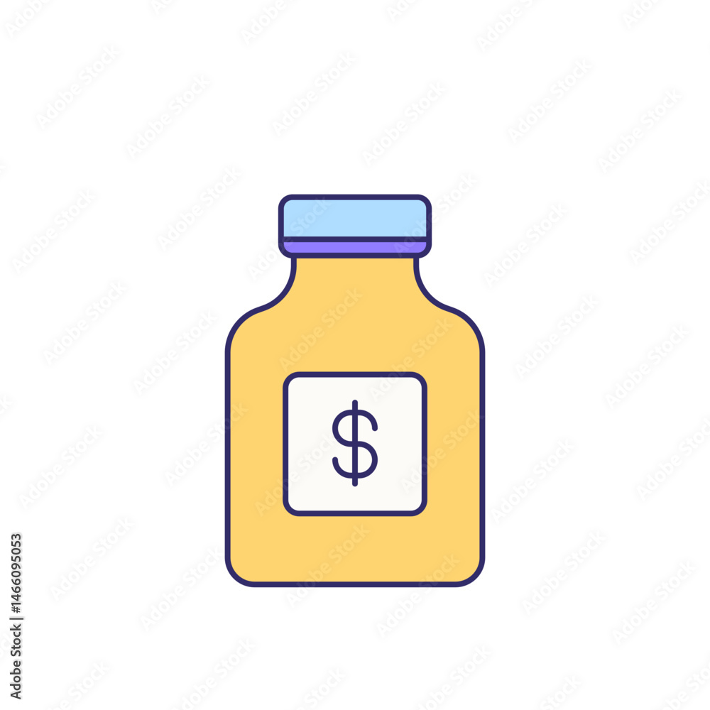 Saving money icon Saving money icon
