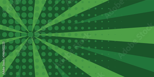 Abstack Background Cartoon Style. green vector illustration eps10