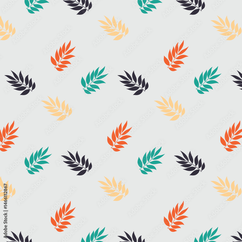Colorful Leaves Pattern pattern design. Colorful Leaves Pattern pattern design.