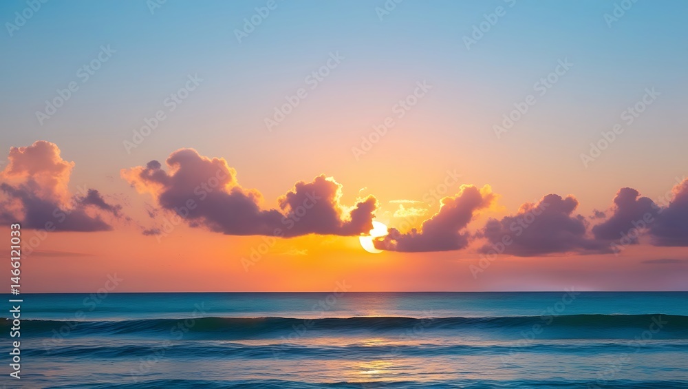 Obraz premium sunset on the beach