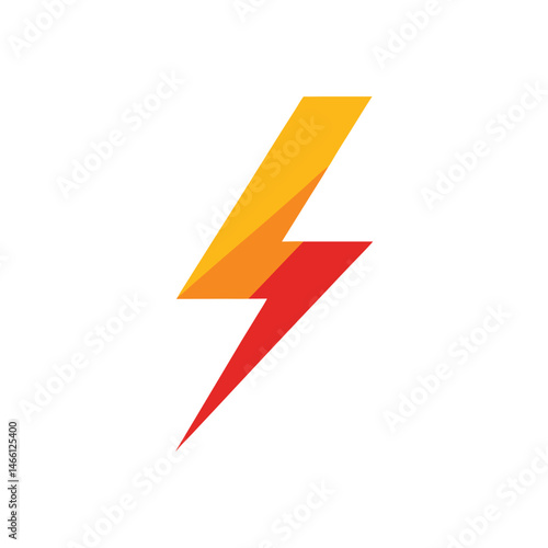 Electric Bolt Lightning Energy Icon Logo