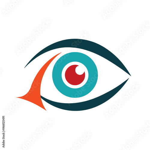 Eye Abstract Logo Design Template Vector