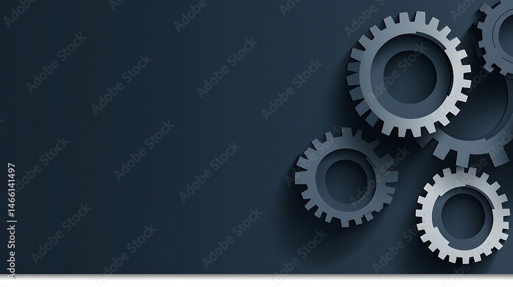 Abstract gears on dark background (3) Abstract gears on dark background (3)