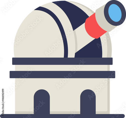 Observatorium Flat Icon
