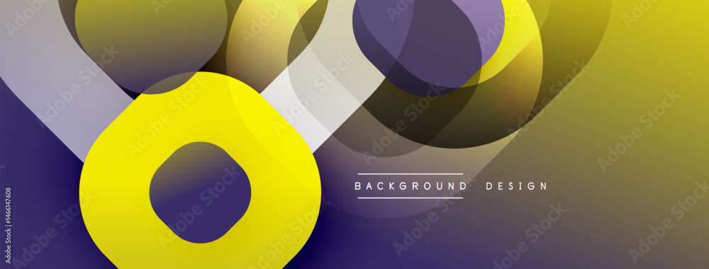Abstract shapes overlap, creating dynamic yellow, purple gradients. Modern design suggests energy, movement, visual interest. Abstract shapes overlap, creating dynamic yellow, purple gradients. Modern design suggests energy, movement, visual interest.
