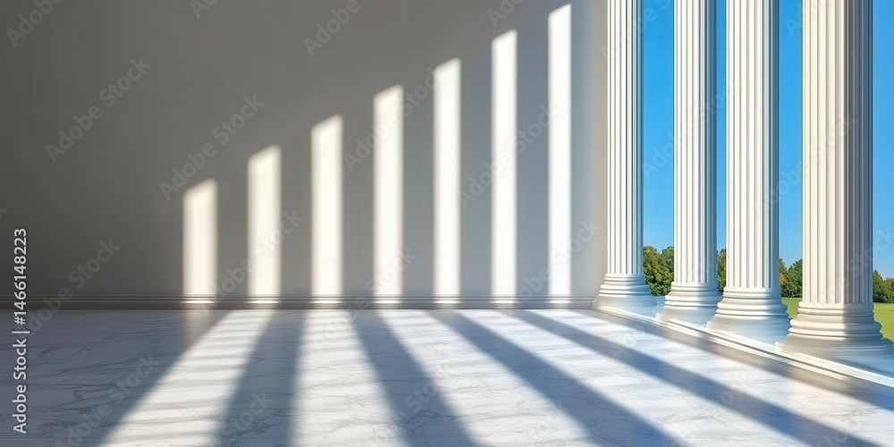 Obraz premium Sunlit Colonnade