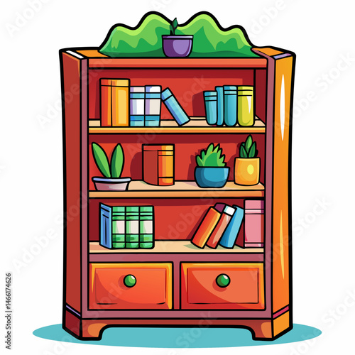 old wooden cabinet