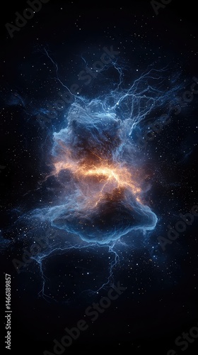 Cosmic Nebula Abstract Background