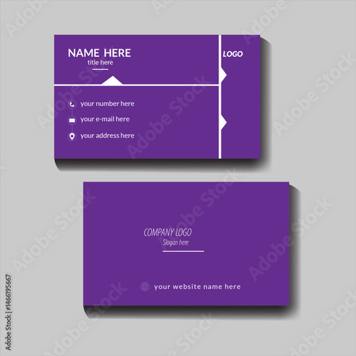  simple modern creative business card template design
