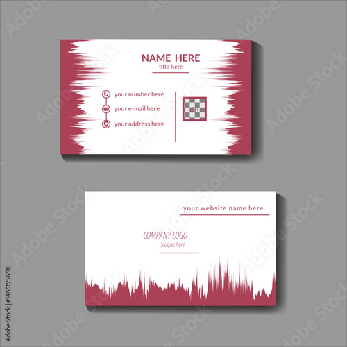  simple modern creative business card template design
