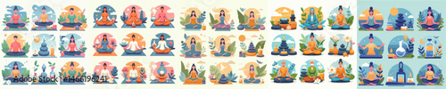 Serenity in Stillness: Meditative Moments Illustrated