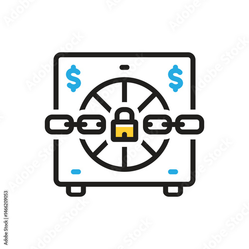 Multi color icon for seize