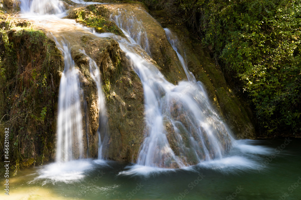 Obraz premium Tubilla waterfall, Tubilla del agua, Burgos, Castilla y Leon, Spain