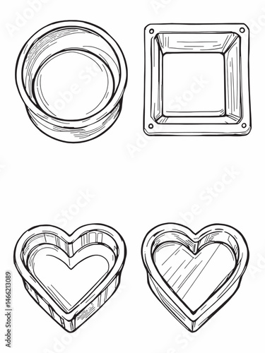 Metal cake mold for making professional cake designs.eps