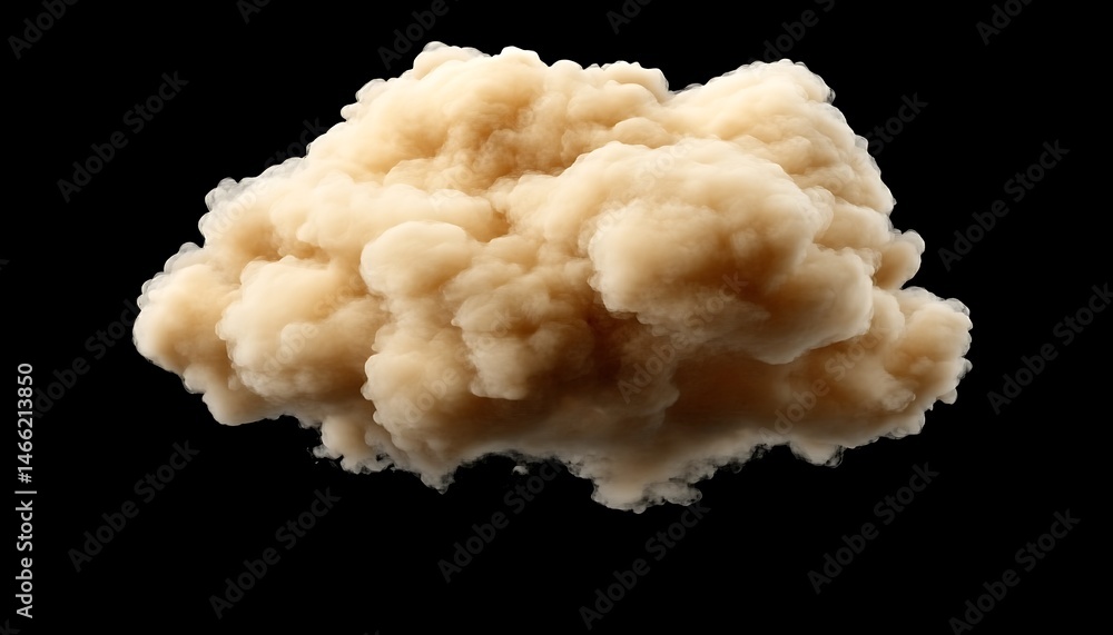Sandstorm Cloud Isolated Black Sandstorm Cloud Isolated Black