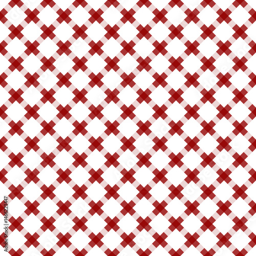 red and white checkered pattern