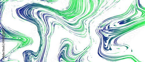 Abstract Green Marble texture background. Green and white mixing oil paint texture. Metallic chrome liquid marvel art design with silk fabric texture wave . Splash of paint. Colorful liquid.