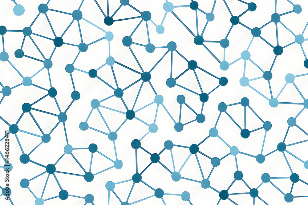 Abstract geometric network design in blue tones. Abstract geometric network design in blue tones.