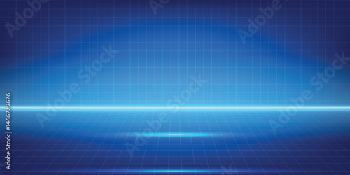 Blue Grid Technology Background,Hi Tech,backdrop,banner
